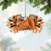 Pretyprints Personalized Cheerleader Ornaments Cheerleader Cheerleading Lovers Ornaments Cheerleading Ornament Gift for Cheerleader Christmas 2024 Cheer Cheerleader Ornaments Xmas (Style 6)